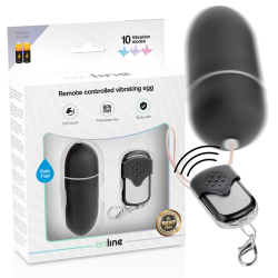 Online - Oeuf Vibrant Télécommande L Noir